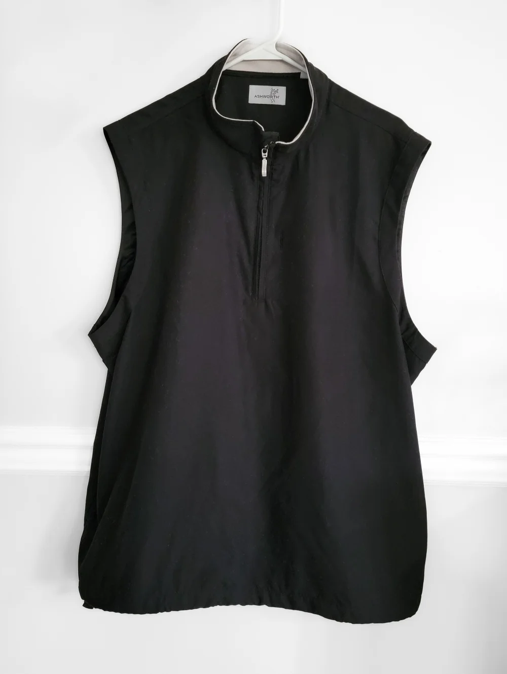 Ashworth Black Golfing Vest Mens Size Large